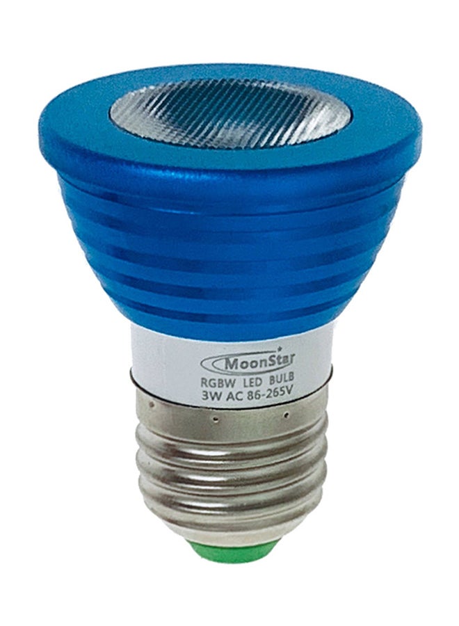 moonstar - RGB 16 Color Changing E27 LED Spotlight Bulb With Remote Control Multicolour - Image 1