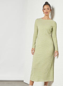 GHOSPELL Open Back Dress Green  - Image 2