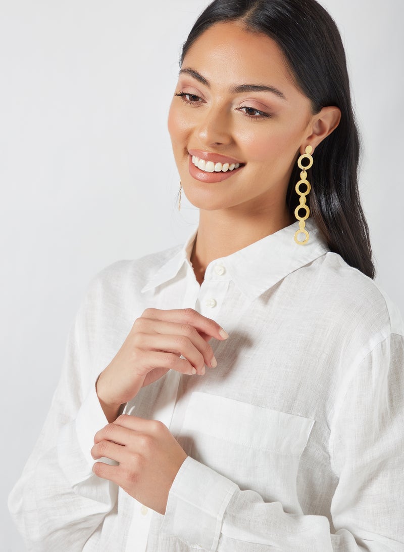 مانجو قميص من الكتان أوف وايت - Image 2