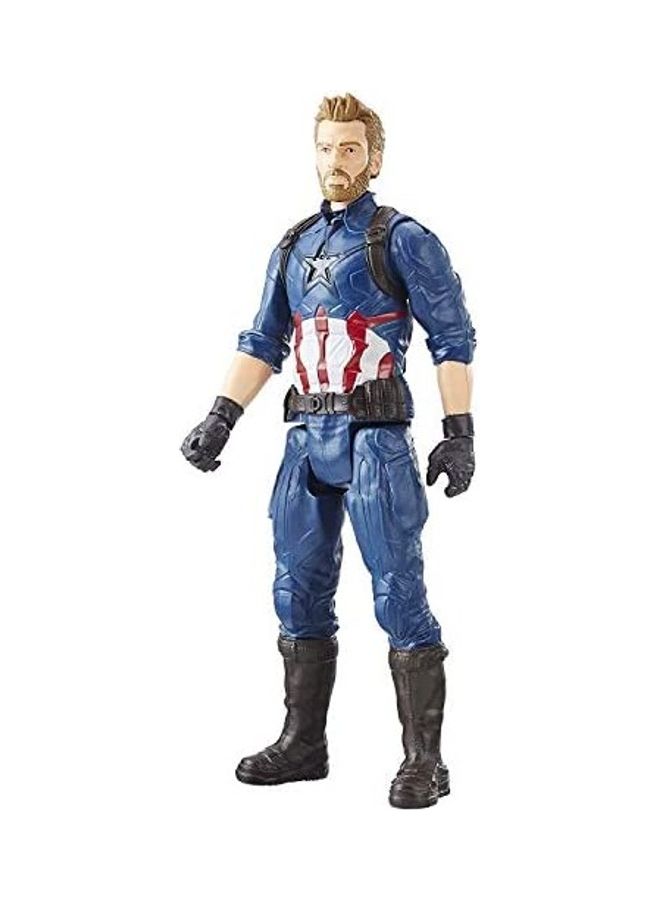 Generic - Super Hero Captain America Action Figure with LED Light and Sound Effects - Image 1