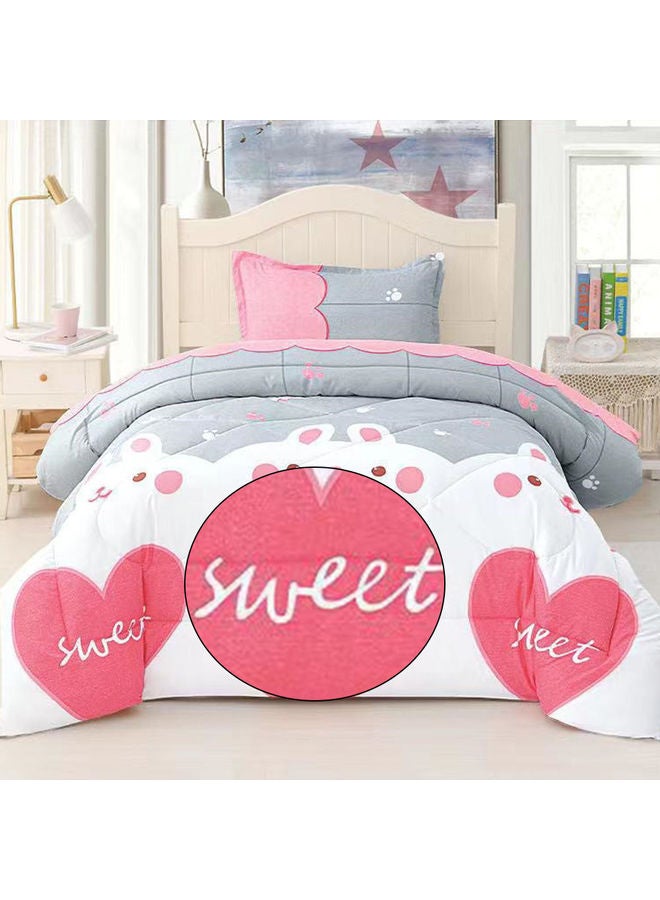 Washable Comforter Set Microfiber Multicolour 120x200cm - Image 2