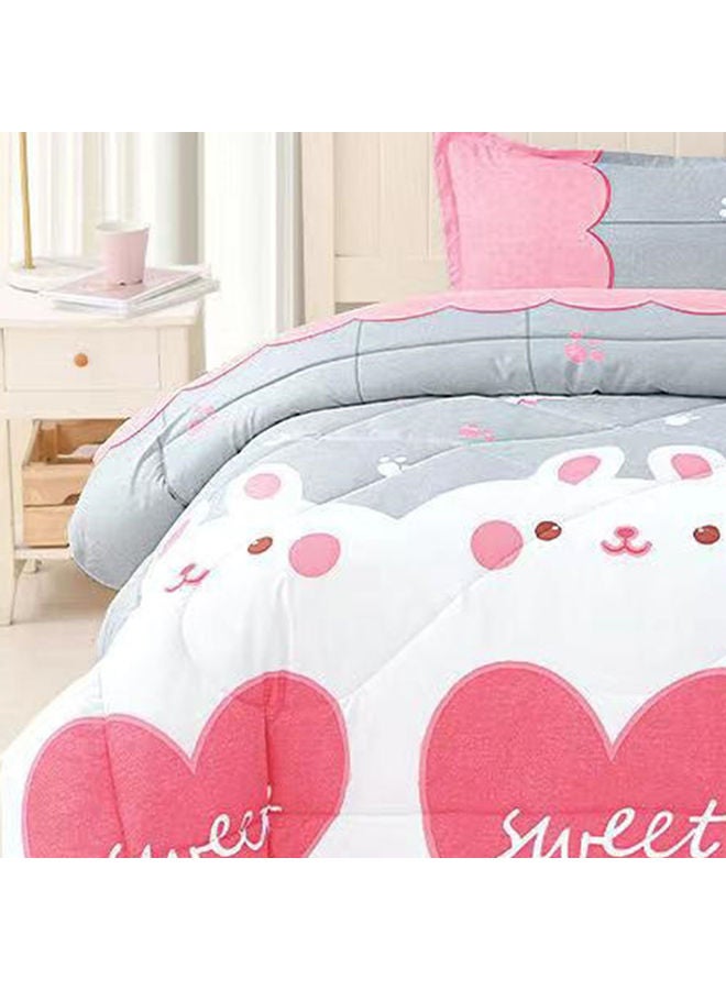 Washable Comforter Set Microfiber Multicolour 120x200cm - Image 3