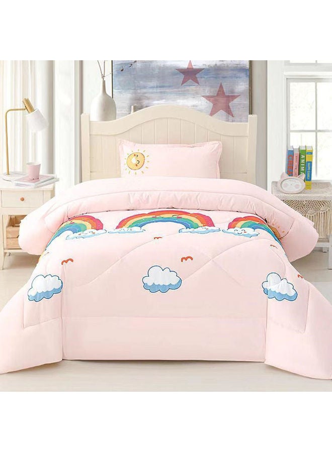 Washable Comforter Set Microfiber Multicolour 120x200cm - Image 1