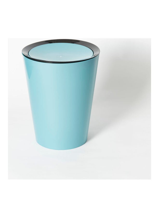 Home Box Midas Waste Bin With Swing Blue 35 x 25cm  - Image 2