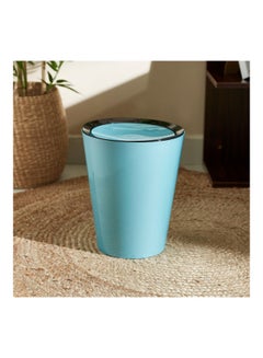 هوم بوكس سلة نفايات بغطاء من ميداس - 8.5 لتر أزرق 35 x 25سم  - Image 1