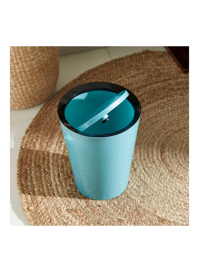 Home Box Midas Waste Bin With Swing Blue 35 x 25cm  - Image 3
