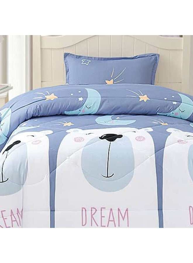 Washable Comforter Set Microfiber Multicolour 120x200cm - Image 2