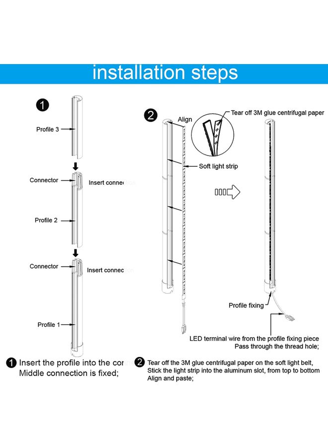 XiuWoo Remote Control LED Light Corner Lamp Multicolour - Image 3