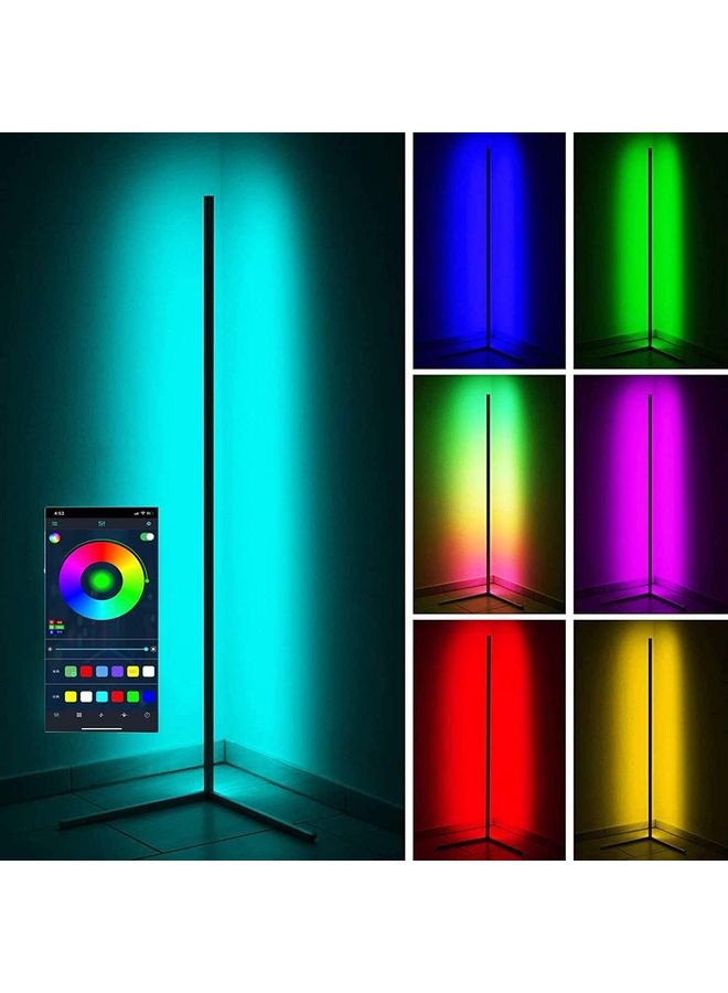 شو وو مصباح زاوية بإضاءة LED مع جهاز تحكم مزود بخاصية البلوتوث متعدد الألوان  - Image 2