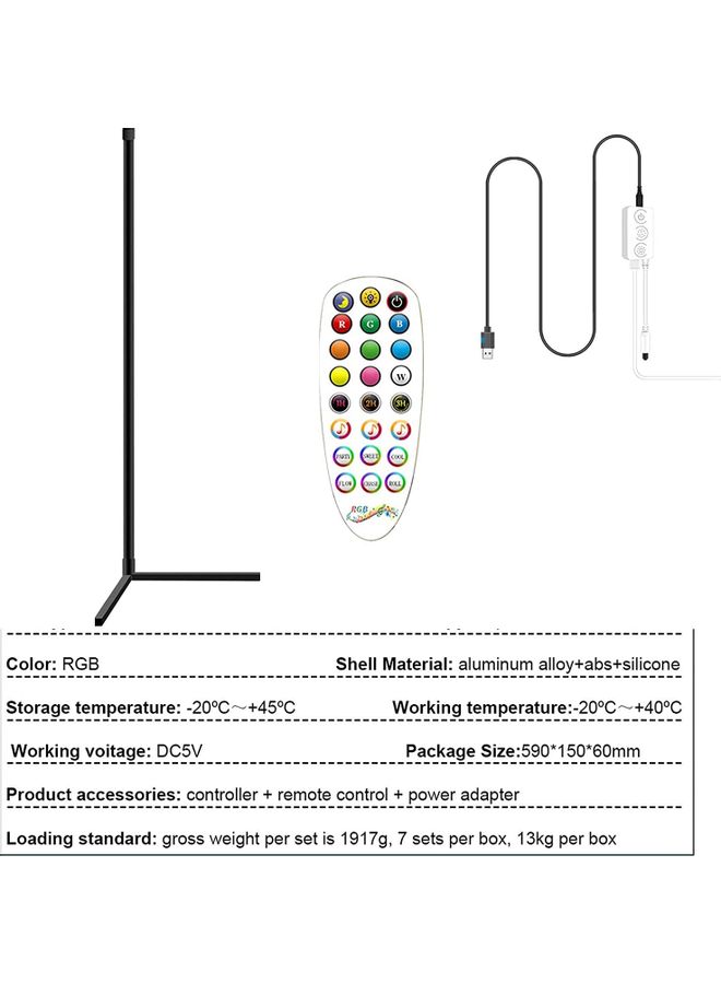 XiuWoo Remote Control LED Light Corner Lamp Multicolour - Image 5