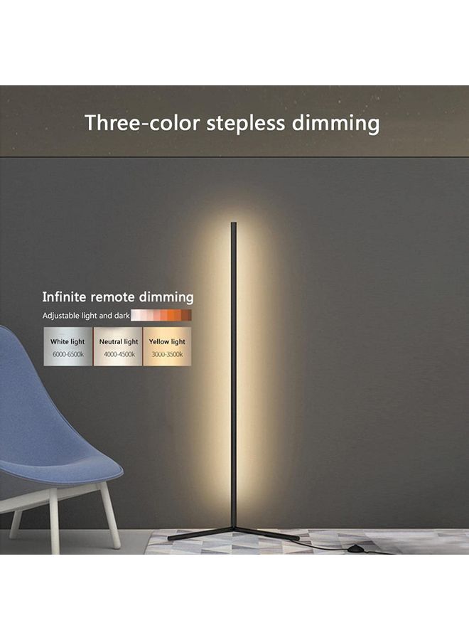 XiuWoo - Remote Control LED Light Corner Lamp White Light Metal ABS 20 watts Multicolour 55x13.78inch - Image 1