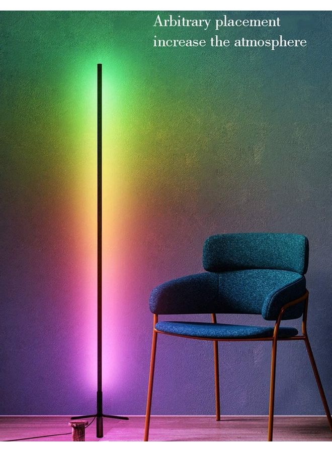XiuWoo Remote Control RGB LED Corner Floor Lamp Multicolour