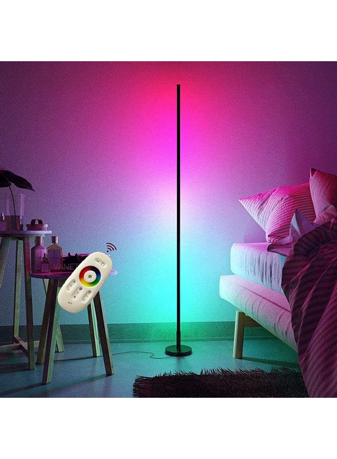 XiuWoo Remote Control RGB LED Corner Floor Lamp Multicolour