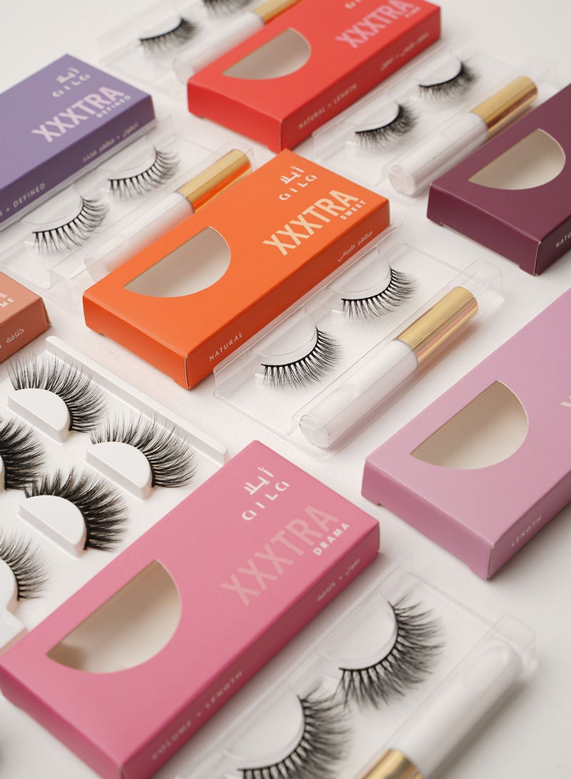 Aila - XXXTRA Defined False Eyelashes Length+Defined Black - Image 1