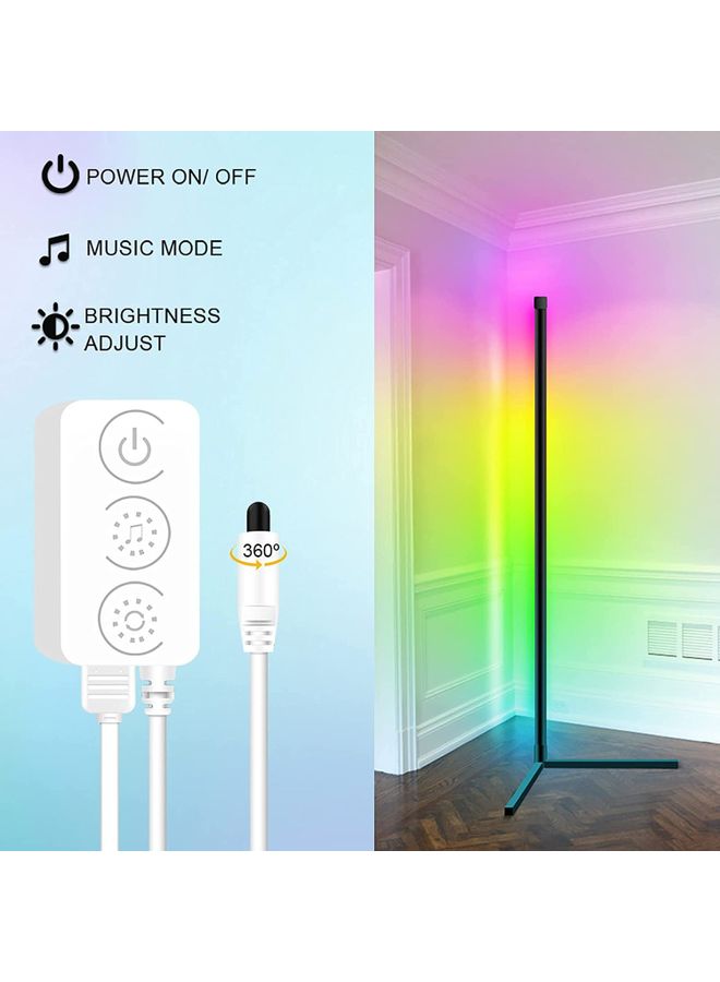 XiuWoo Remote Control LED Light Corner Lamp Multicolour - Image 2