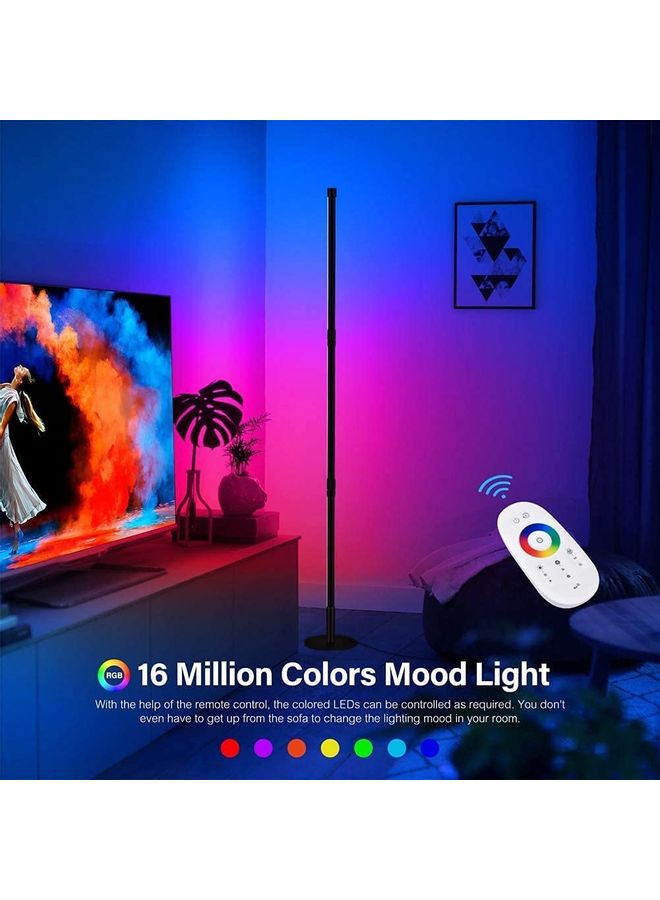 شو وو مصباح زاوية بضوء LED مع جهاز تحكم عن بعد متعدد الألوان - Image 2