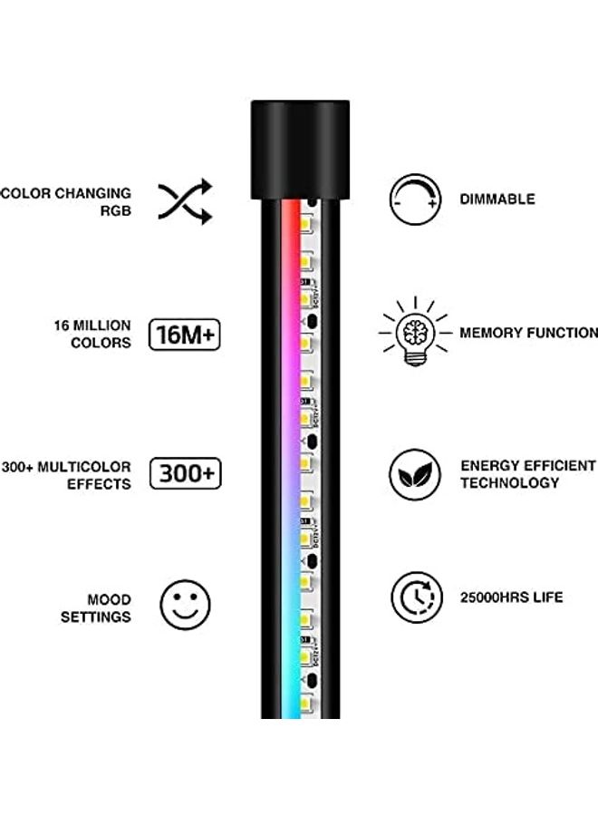 شو وو مصباح زاوية بضوء LED مع جهاز تحكم عن بعد متعدد الألوان - Image 5