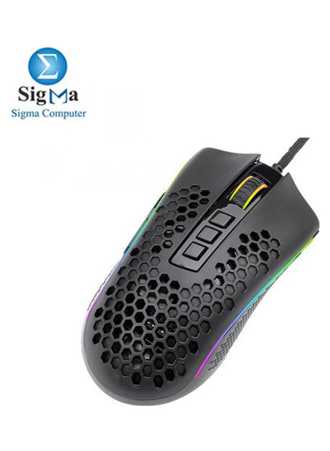 REDRAGON - Storm Lightweight Rgb Gaming Mouse 85G Ultralight Honeycomb Shell - Image 1