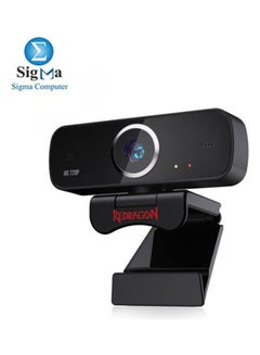 REDRAGON 720P Webcam With Built-In Dual Microphone 360-Degree Rotation  - Image 2