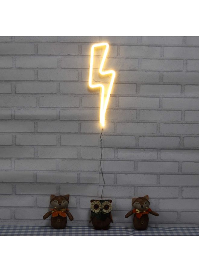 شو وو مصباح LED بلافتة نيون للزينة أبيض دافئ  - Image 2