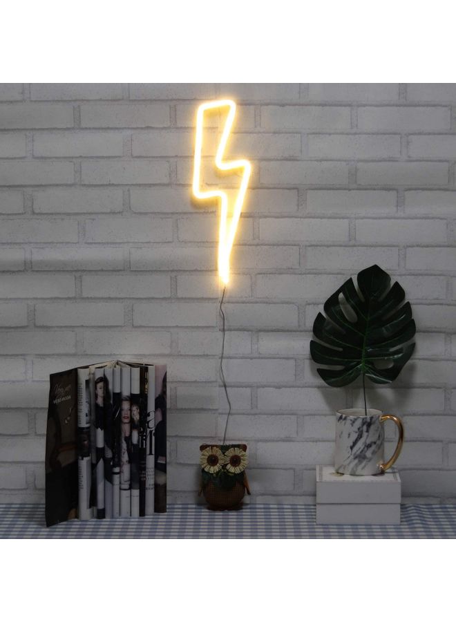 شو وو مصباح LED بلافتة نيون للزينة أبيض دافئ  - Image 3