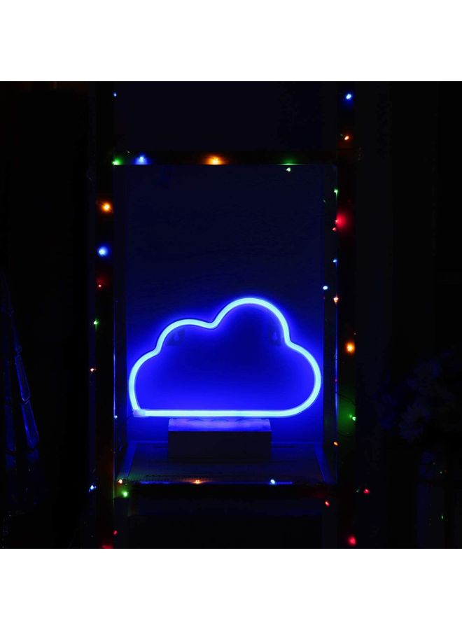 XiuWoo Neon Signs Decorative Night Light Blue  - Image 1