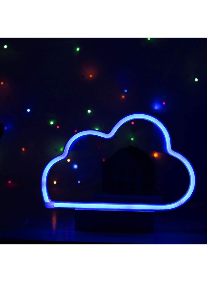 XiuWoo Neon Signs Decorative Night Light Blue  - Image 2