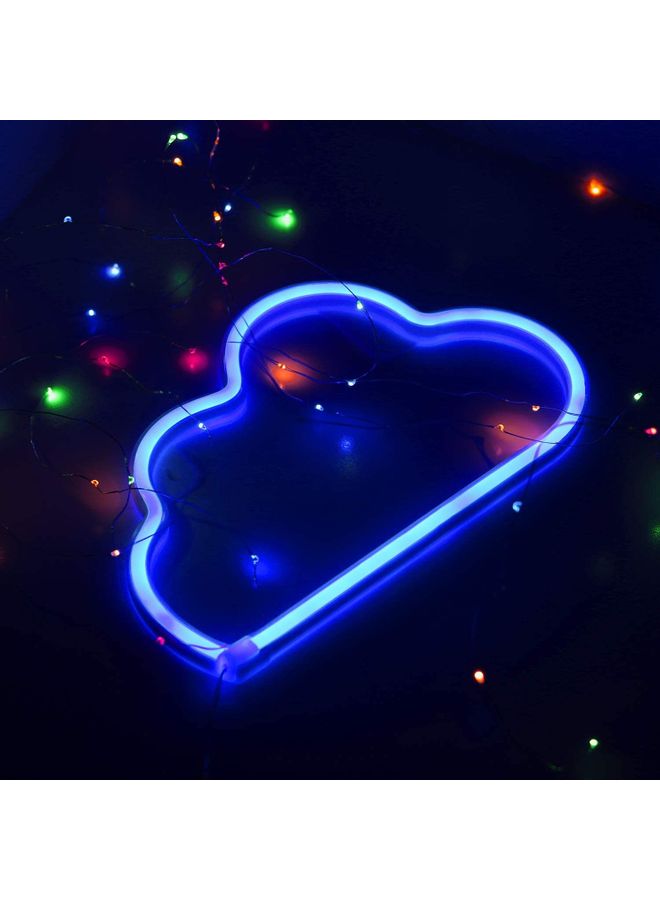 XiuWoo Neon Signs Decorative Night Light Blue  - Image 3