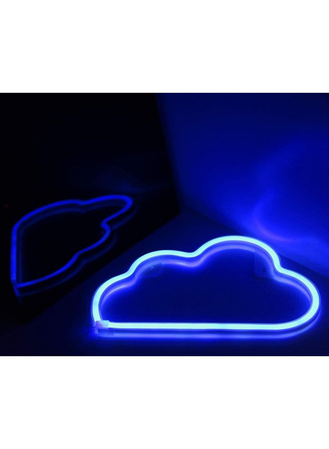 XiuWoo Neon Signs Decorative Night Light Blue  - Image 4