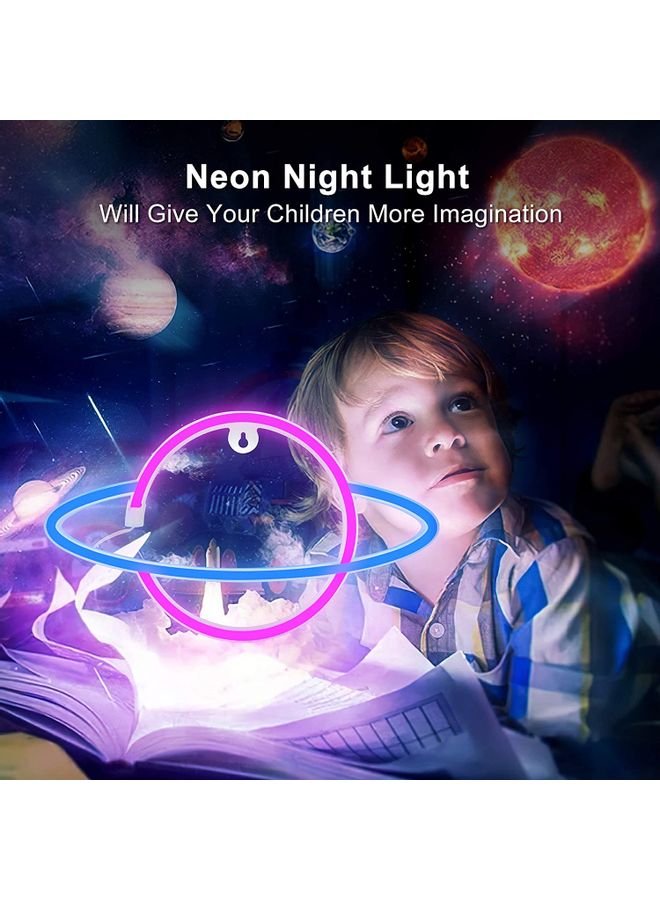 XiuWoo Planet Neon Signs Light  for Wall Decoration Multicolour  - Image 2