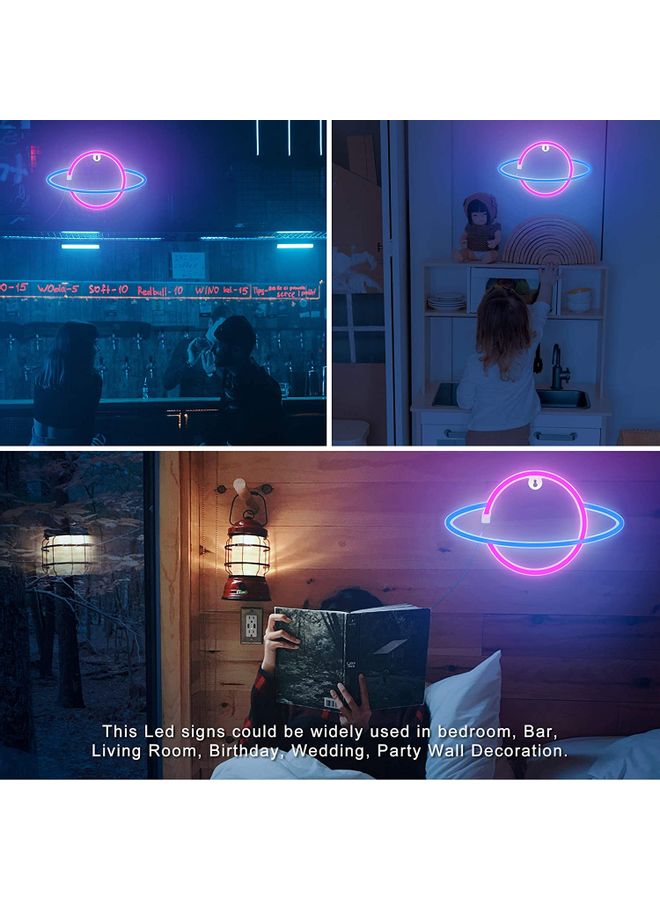 XiuWoo Planet Neon Signs Light  for Wall Decoration Multicolour  - Image 3
