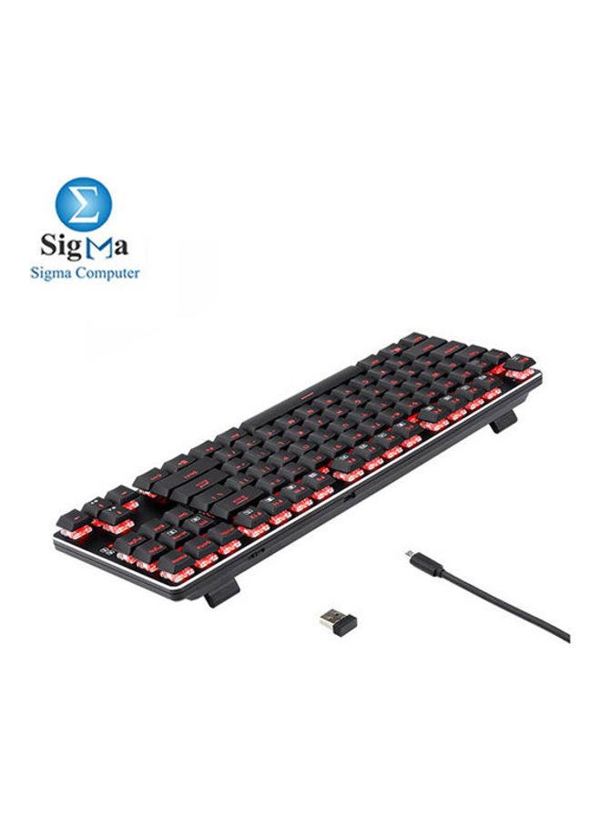 REDRAGON - Wired Wireless Mechanical Gaming Keyboard Led Backlit Compact Cherry Equivalent Switches - Image 1