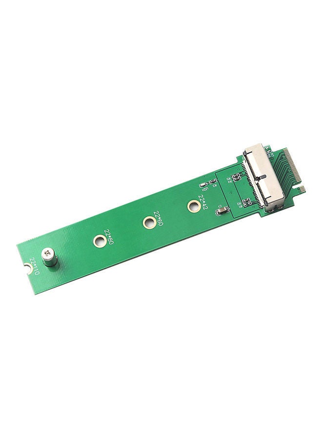 Generic SSD to M.2 NGFF Adapter Converter Card Green/Silver  - Image 1