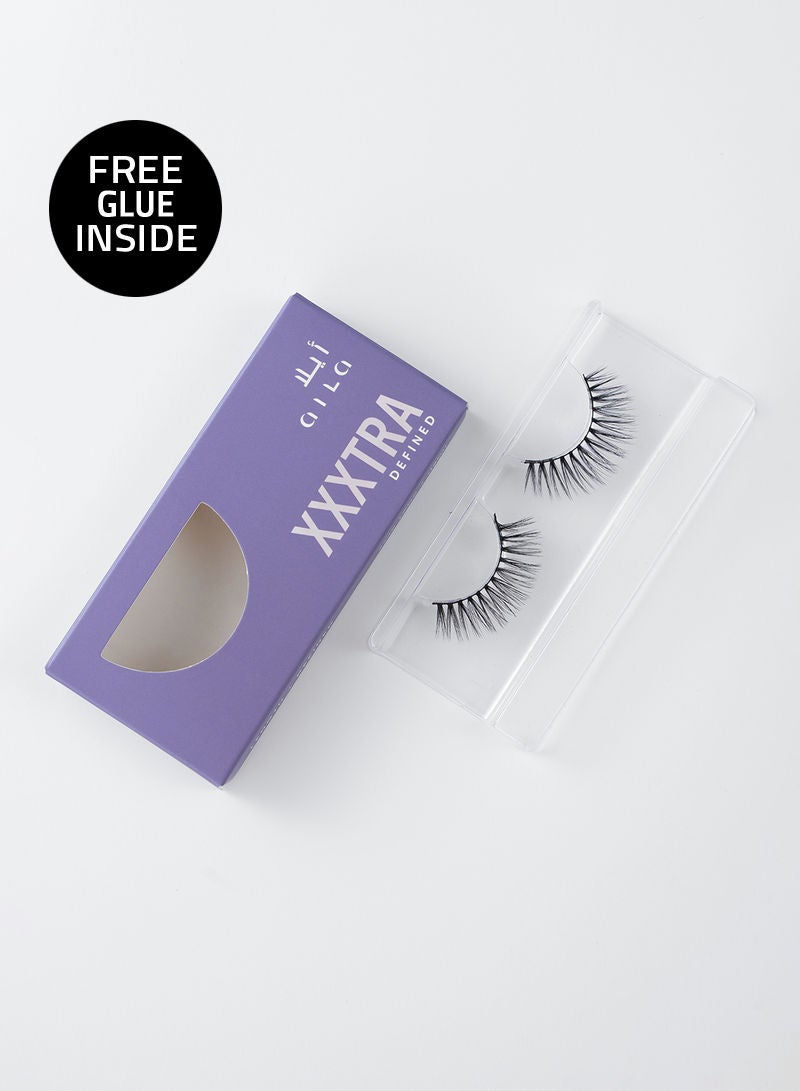 Aila - XXXTRA Defined False Eyelashes Length+Defined Black - Image 1