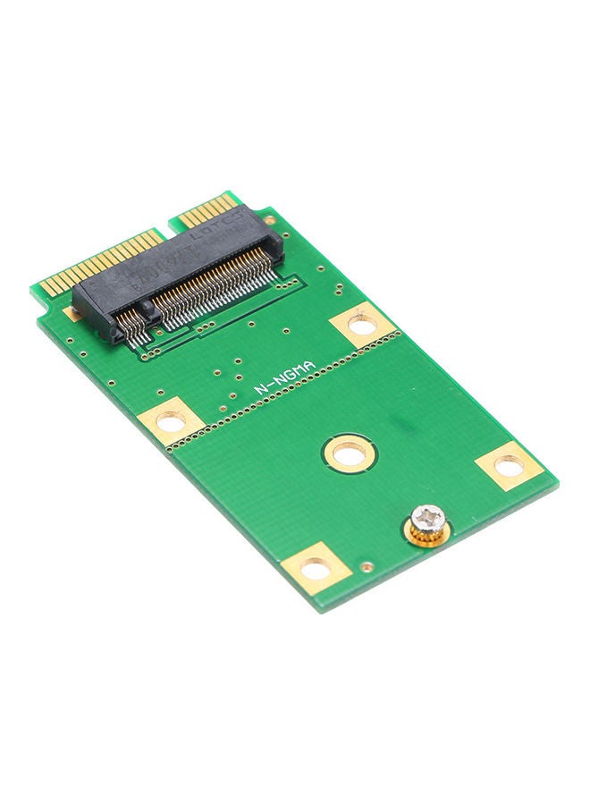 Generic M.2 NGFF to MSATA SSD Adapter Card Green/Black  - Image 2