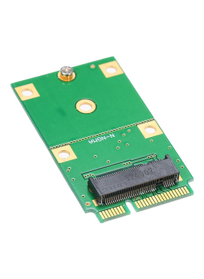 Generic M.2 NGFF to MSATA SSD Adapter Card Green/Black  - Image 5