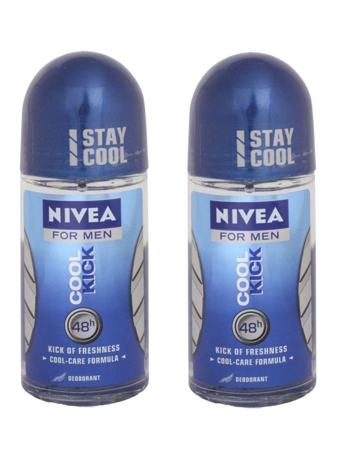 نيفيا مجموعة مزيل عرق كول كيك بقوام صلب من قطعتين 50ملليلتر - Image 1