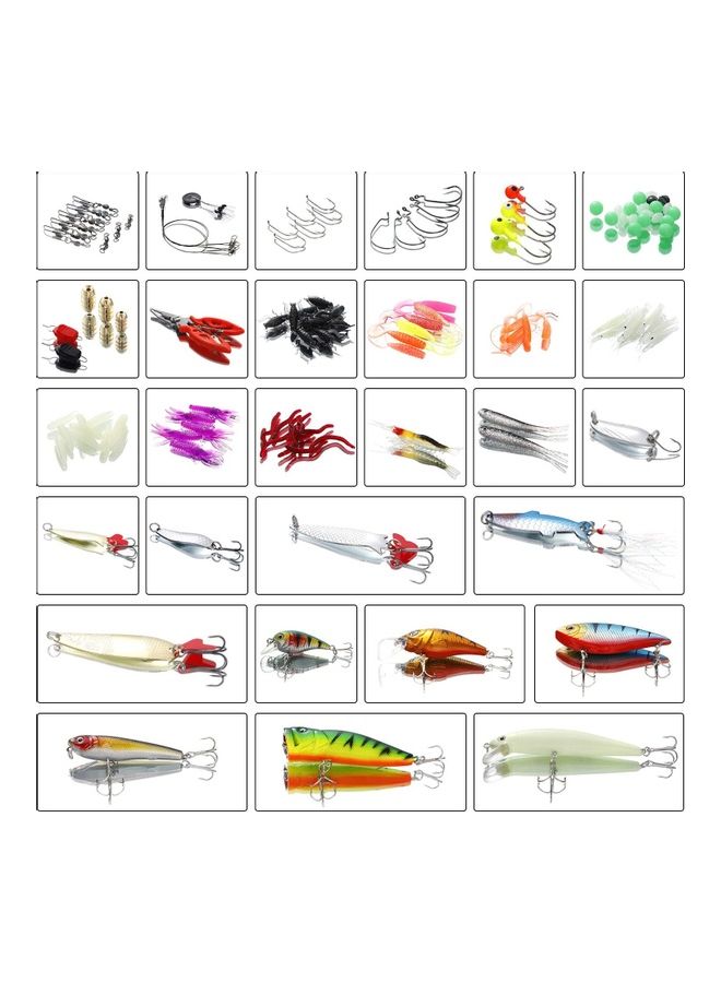 XiuWoo 123-Piece Fishing Lure Sea Bass Set  - Image 2