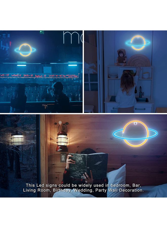 XiuWoo - Planet Neon Signs Lights Multicolour - Image 1