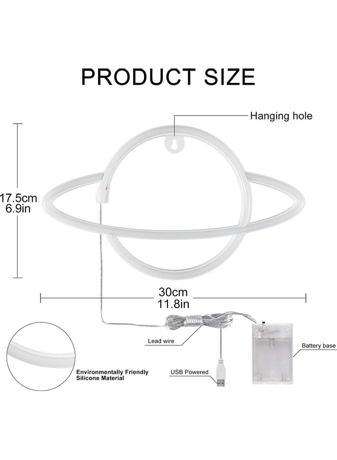 مصباح لافتة نيون على شكل كوكب متعدد الألوان - v1622038171/N47673954A_6