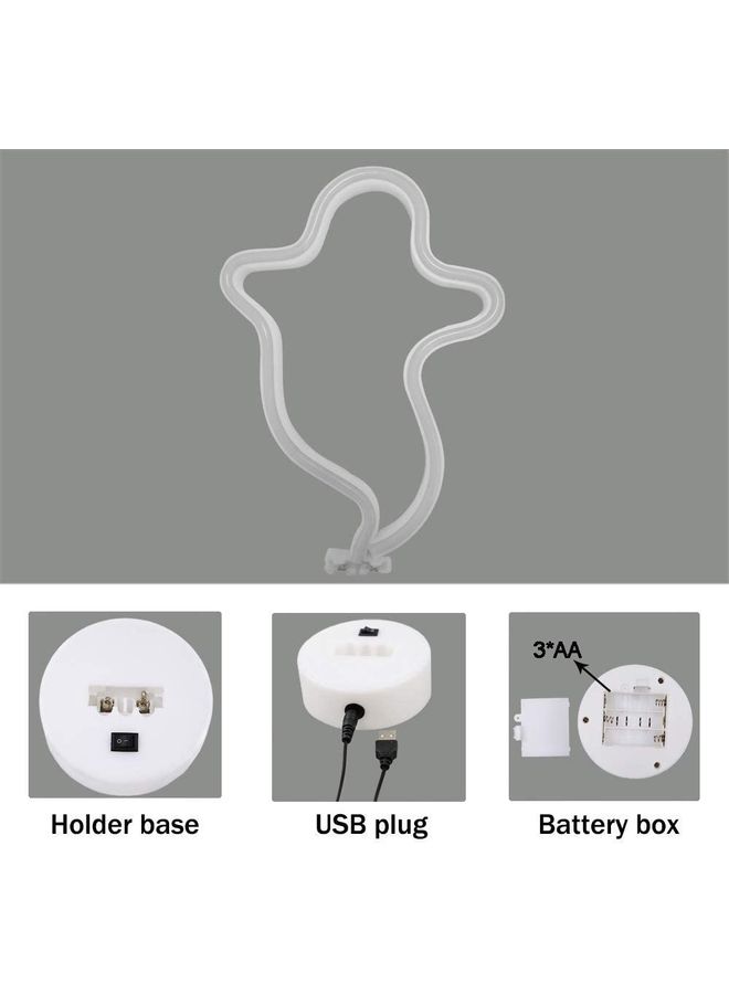 XiuWoo Planet Neon Signs Lights with Stand with Stand blue  - Image 4