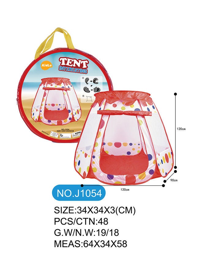 كيدل خيمة لعب بتصميم منقط - Image 2