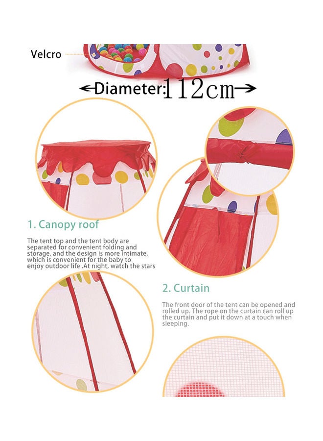 كيدل خيمة لعب بتصميم منقط - Image 5