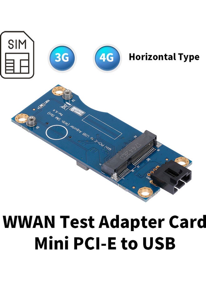 Generic - WWAN Test Converter Adapter Mini PCI-E to USB Multicolour - Image 1