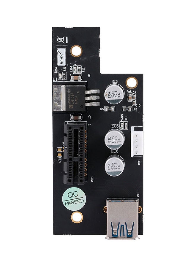 Generic PCI-E 1X to 1x/4x/8x/16x Extension Card Adapter Card Black/Silver  - Image 2