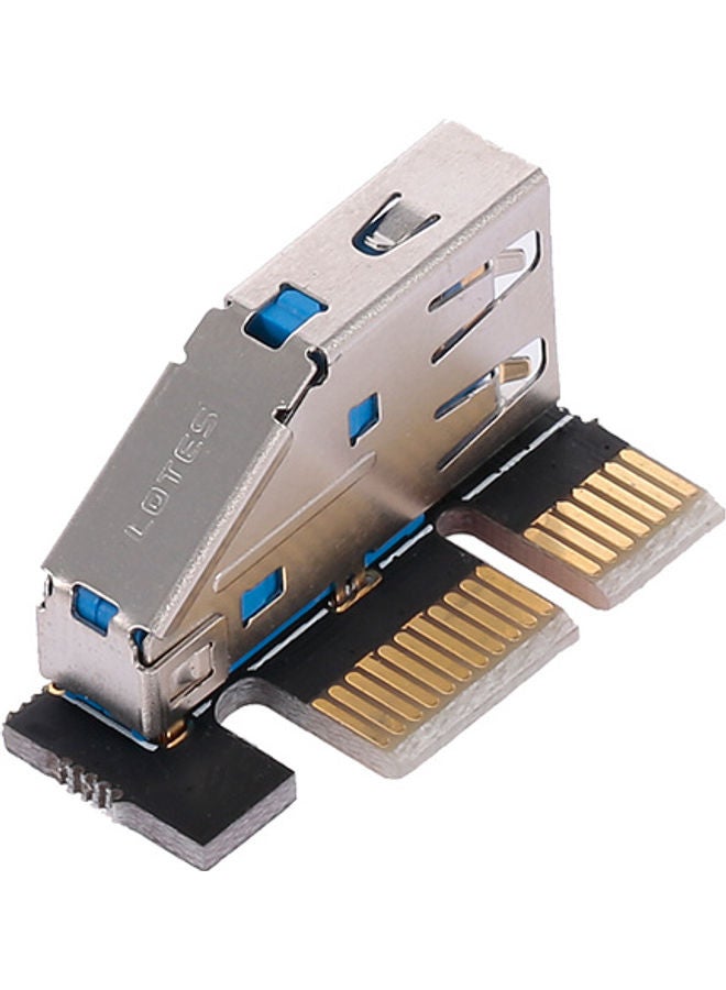Generic PCI-E 1X to 1x/4x/8x/16x Extension Card Adapter Card Black/Silver  - Image 4
