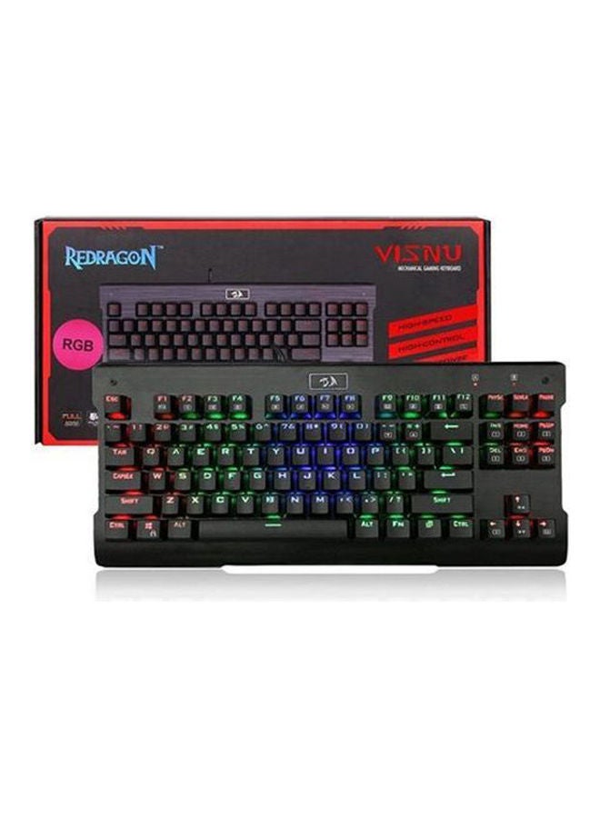 REDRAGON Visnu Rgb Waterproof Blue Switches Mechanical Gaming Keyboard - Image 1