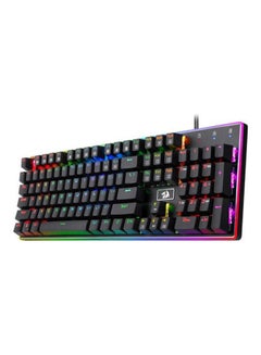 REDRAGON Rgb Ratri Mechanical Gaming Keyboard - Silent Black Switches - Media Control  - Image 1
