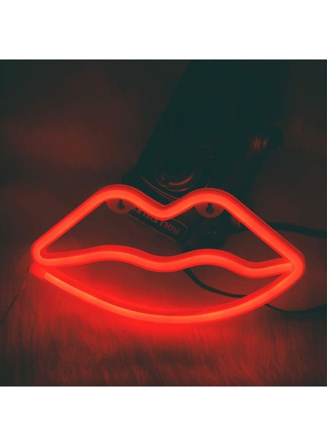 XiuWoo Lips Signs Lights for Wall Decor Red  - Image 2