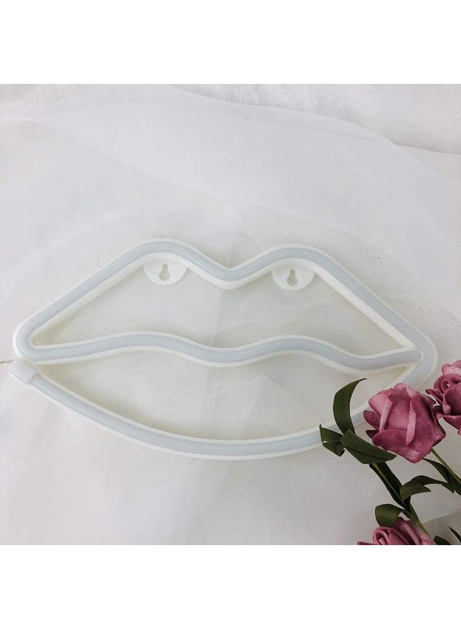 XiuWoo Lips Signs Lights for Wall Decor Red  - Image 3